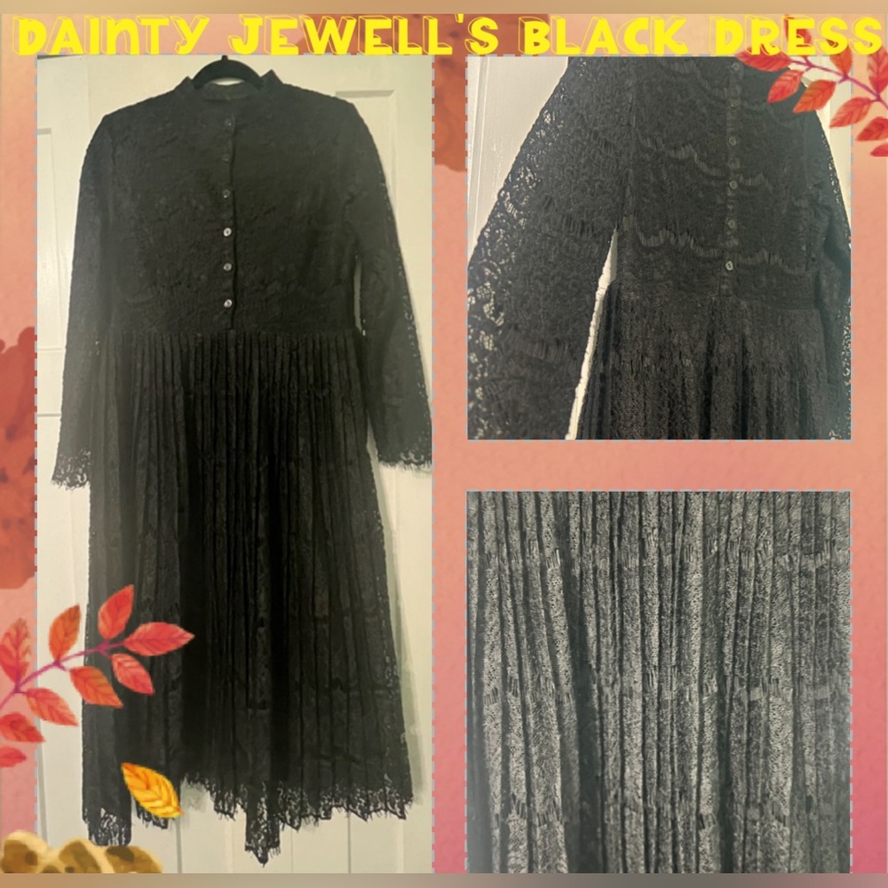 Dainty Jewell’s Black Lace Dress